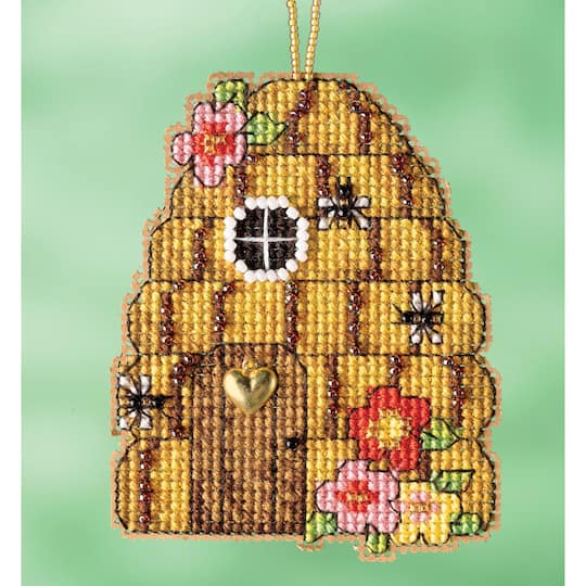 Mill Hill&#xAE; Beehive House Counted Cross Stitch Ornament Kit